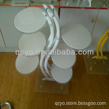 QCY-Z-F009 factory directly sale elegant cake display stand